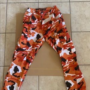 Orange Camo Cargo plants